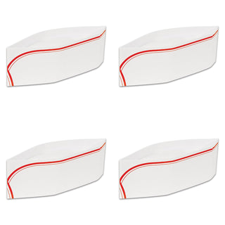 Beistle Costume Headwear, Adult Size, White/Red