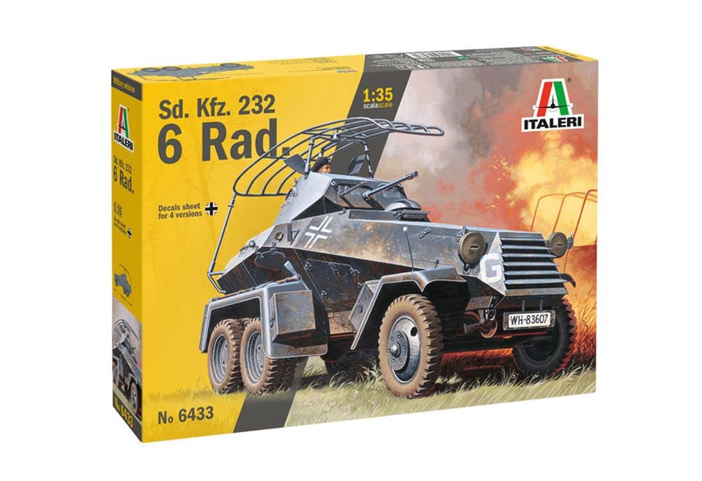 Italeri 6433 1/35 Sd.Kfz. 232 6 Rad HVY Communication Car