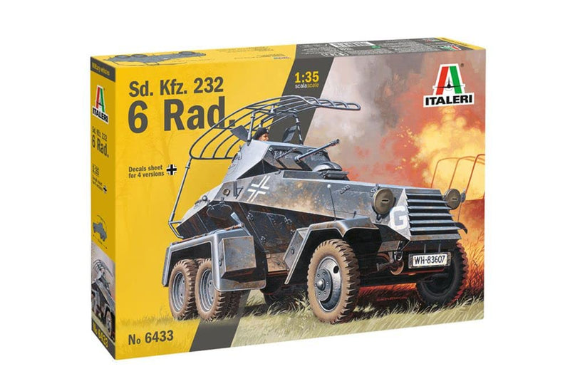 Italeri 6433 1/35 Sd.Kfz. 232 6 Rad HVY Communication Car