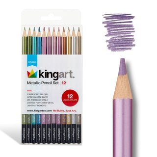 KINGART Writing Instrument, 1 Count (Pack of 12), Metallic