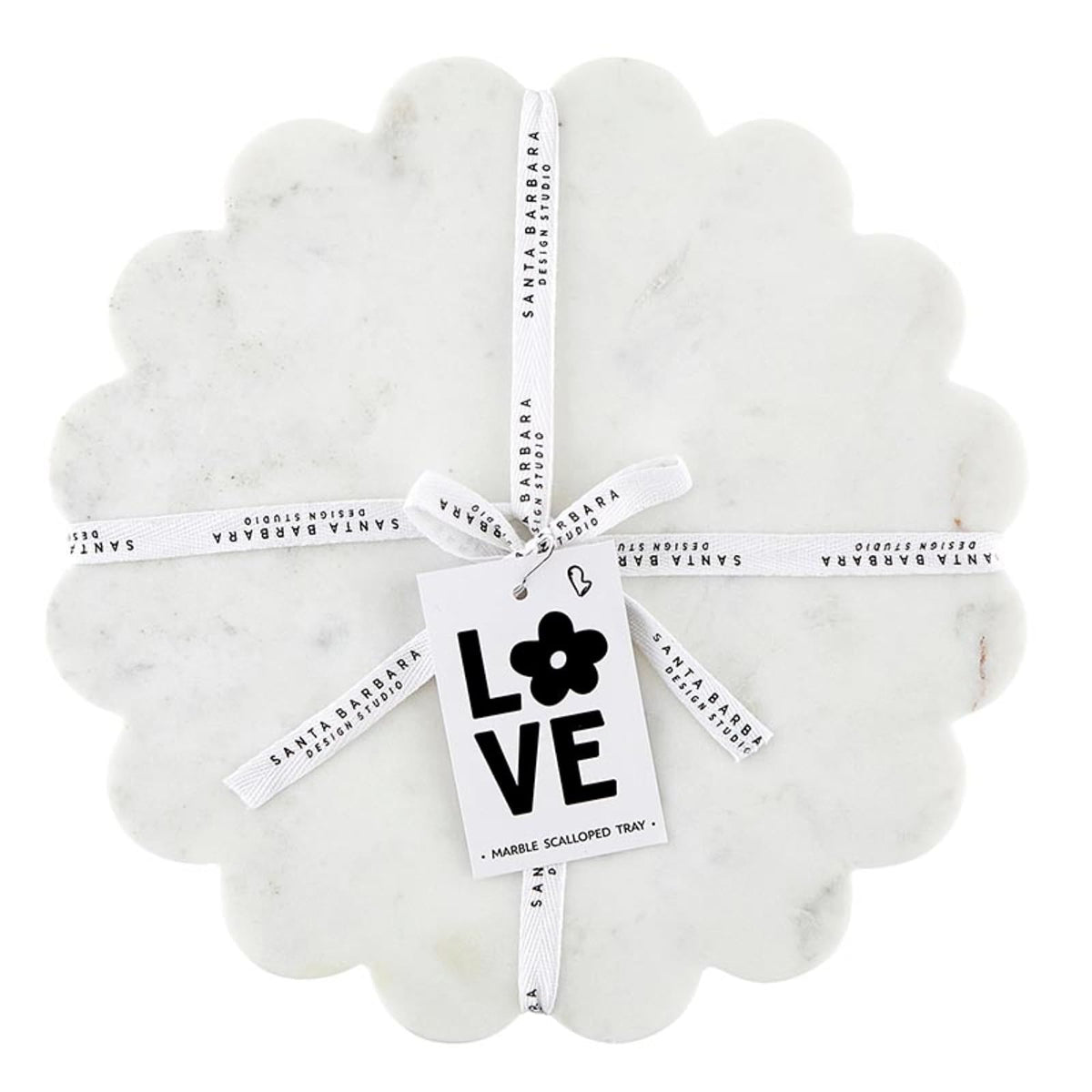 Santa Barbara Design Studio Tray, 12" Diameter, White