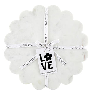 Santa Barbara Design Studio Tray, 12" Diameter, White