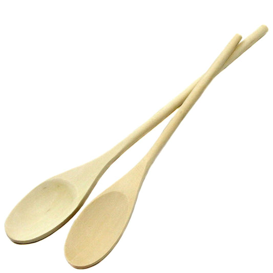Chef Craft Classic Wooden Spoon Set, 12 Inch and 14 Inch, Natural