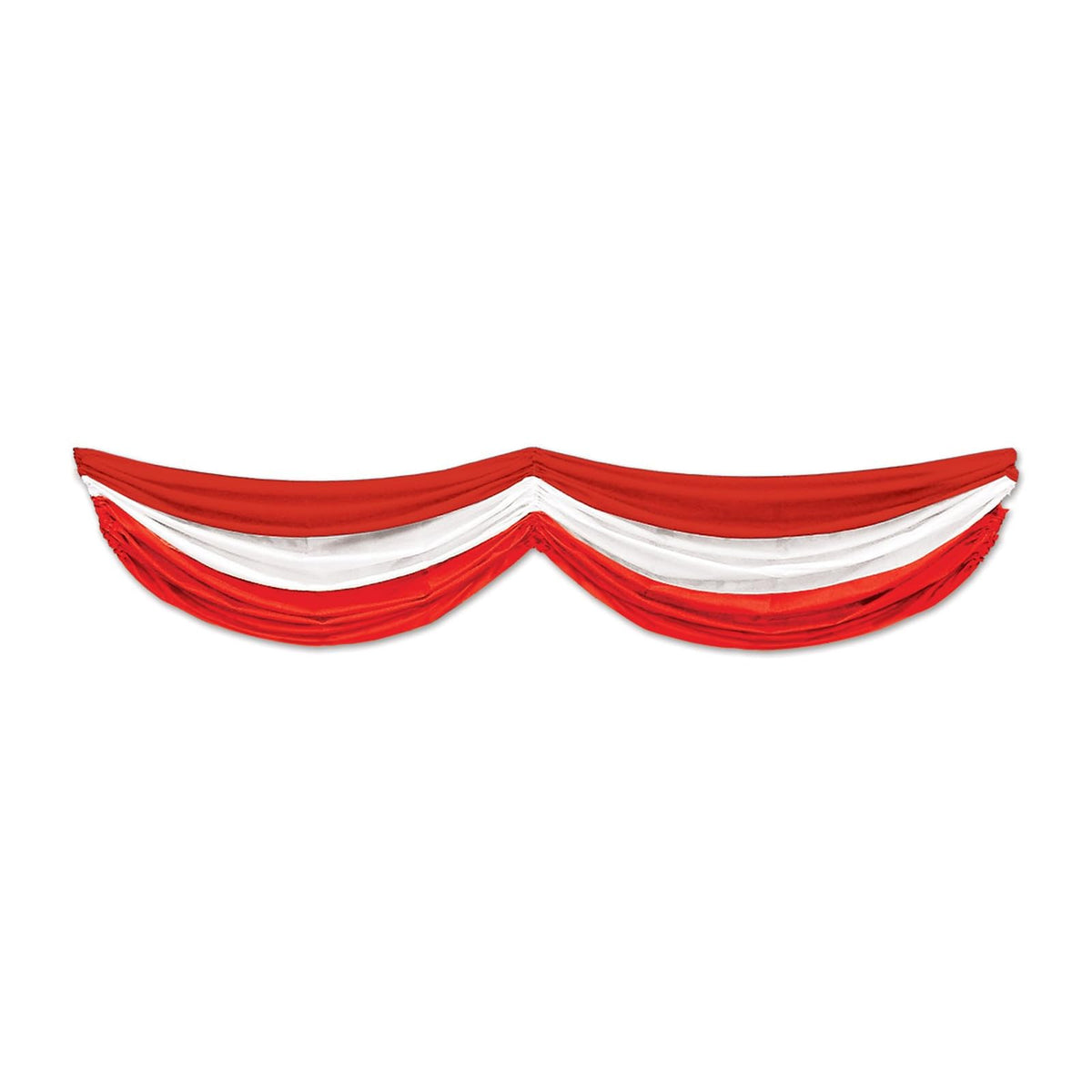 Beistle Banner, 70", Red/White