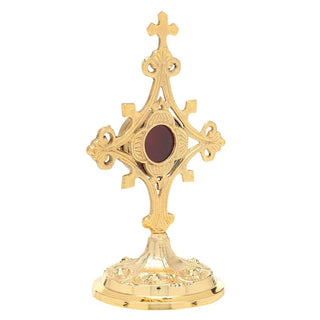 Creative Brands Christian Brands Sudbury Brass Floury Design Reliquary Catholic Church Supplies, 9 1/2 Inches