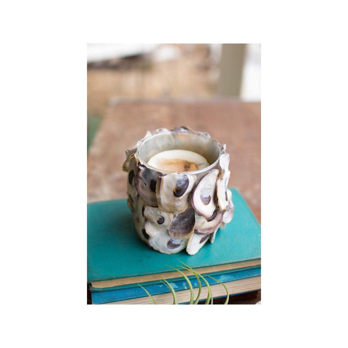 KALALOU Candle Holder, One Size, Off-white