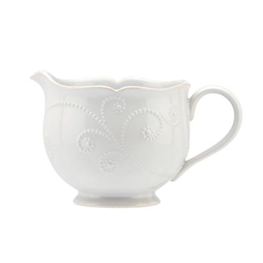 Lenox French Perle Sauce Pitcher, White