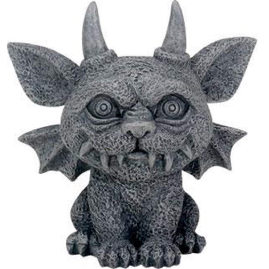 Pacific Trading SUMMIT COLLECTION 3.25 Inch Medieval Dark Grey Winged Gothic Gargoyle Guardian Bast Desk and Shelf Decoration