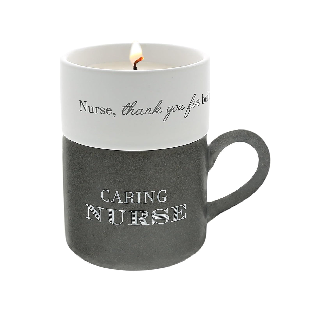 Pavilion Gift Company Candle, 4 oz & 11 oz, Gray, White