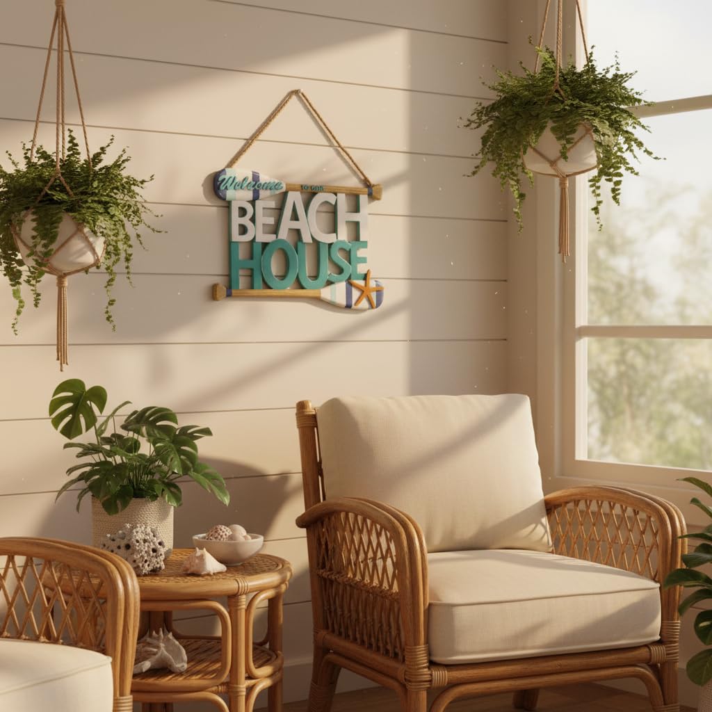 Comfy Hour Decorative Signage, 8 inches, Blue, Multicolor