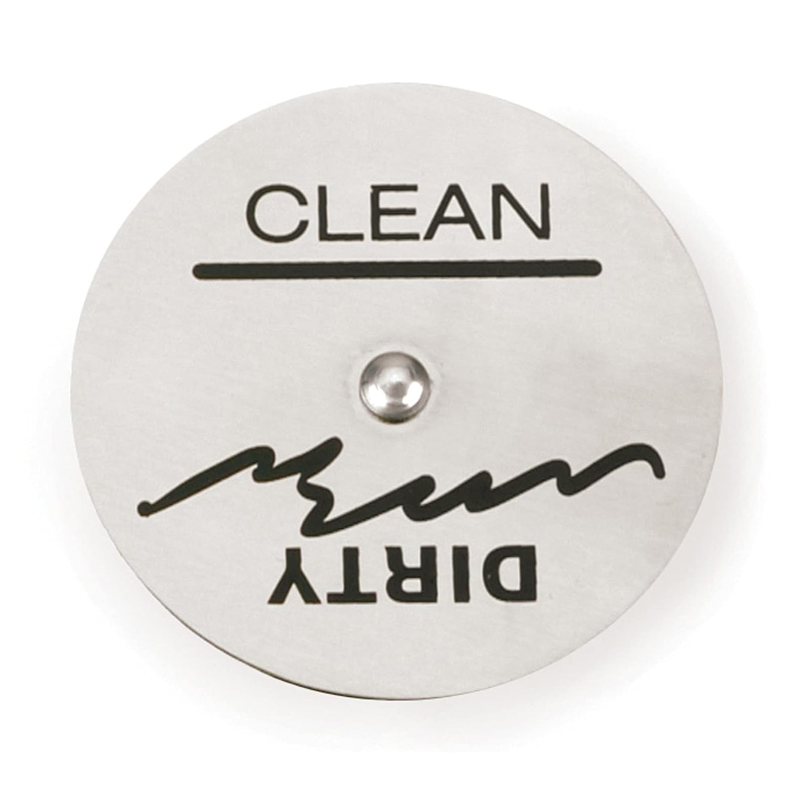 RSVP International Endurance Magnet Collection Stainless Steel, Rotating Dishwasher, 2.4x2.4