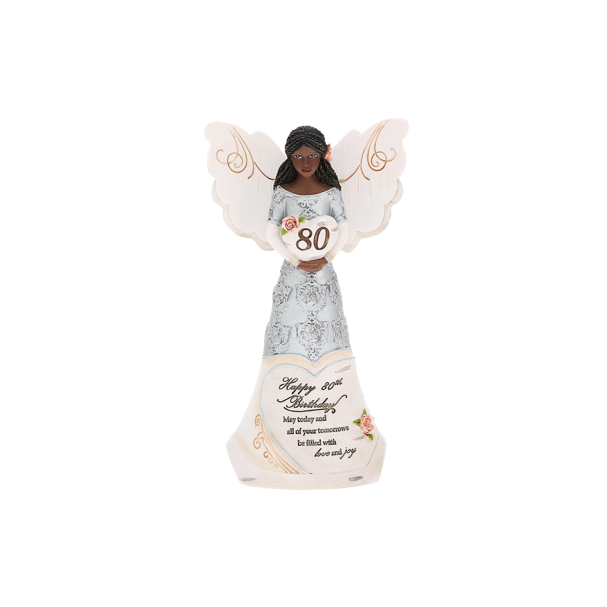 Pavilion Gift Company Figurine, 6", Beige, Silver, Brown