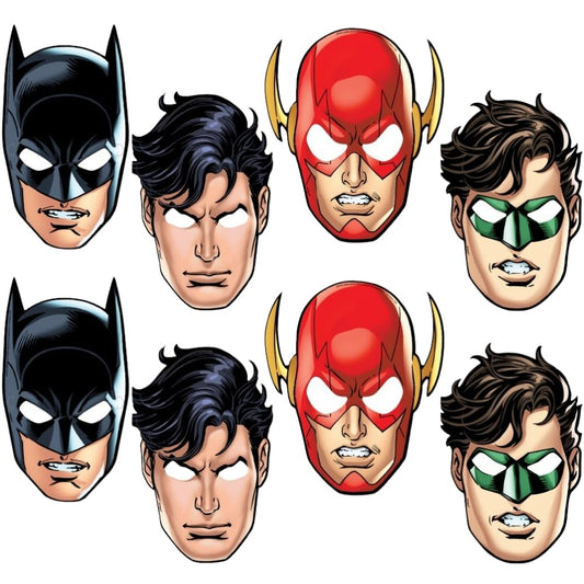 Unique Industries Justice League Party Masks, 8ct