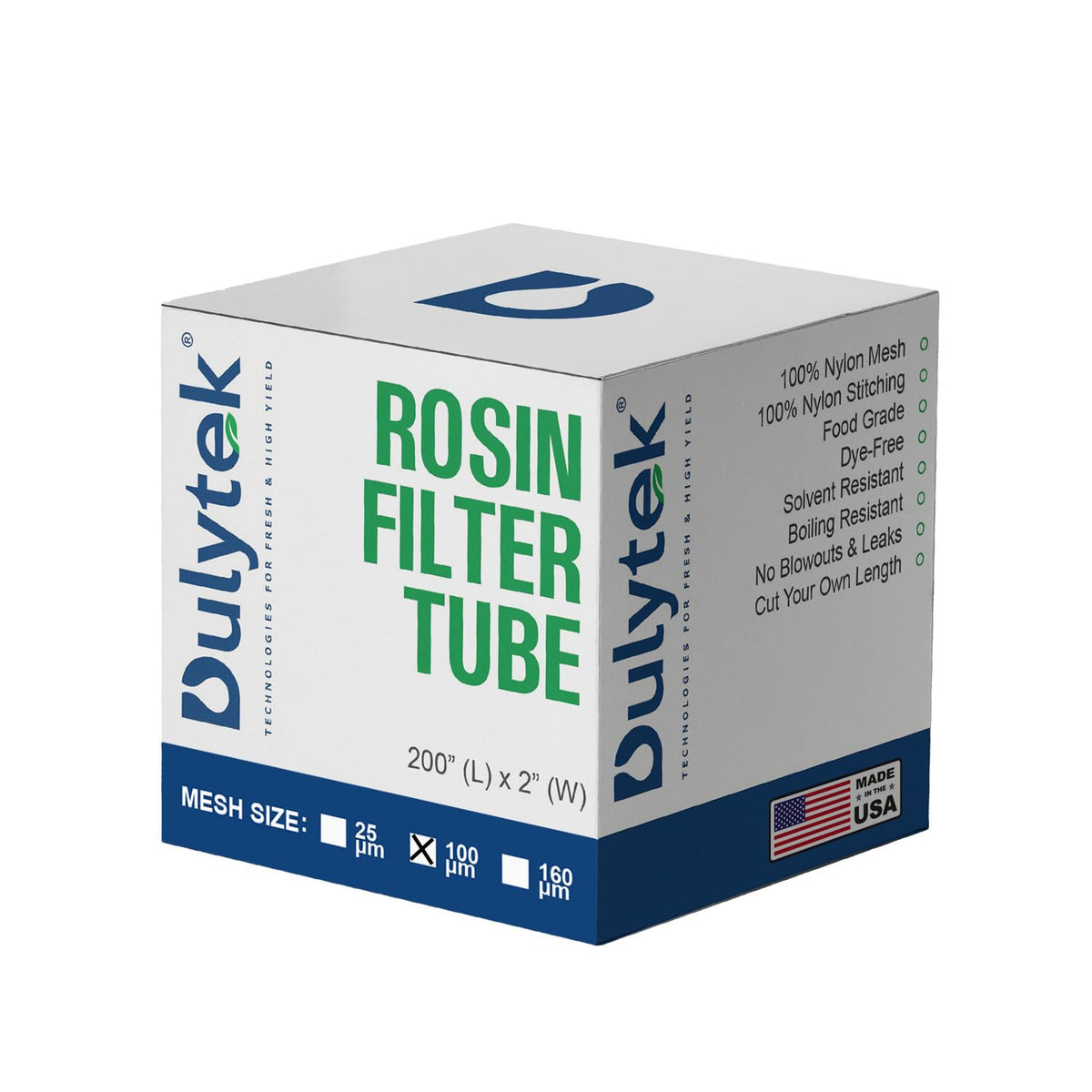 Dulytek Hardware Tubing, 100 Micron Mesh, Dye-Free