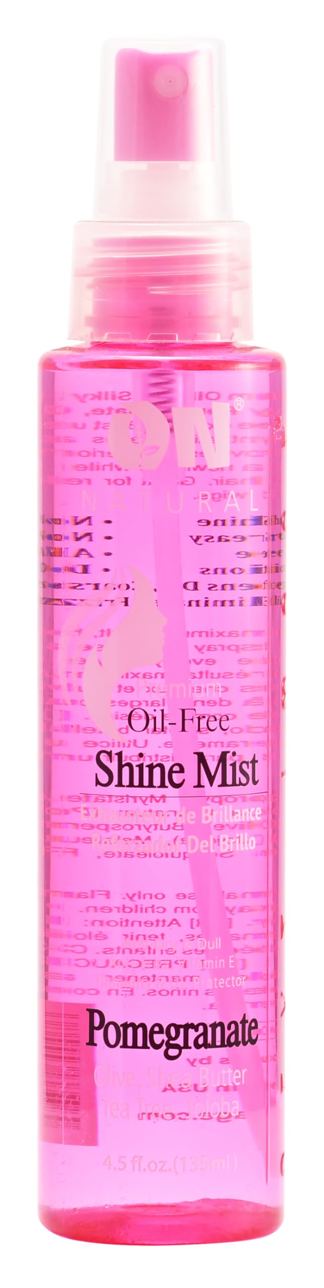 On Organic Natural Premium Oil Free Weave &amp; Wig Shine Mist, Pomegranate 4.5 oz