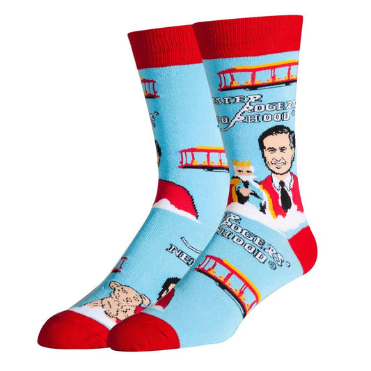 Oooh Yeah Socks Men's Mr. Rogers Crew Sock (Good Day)