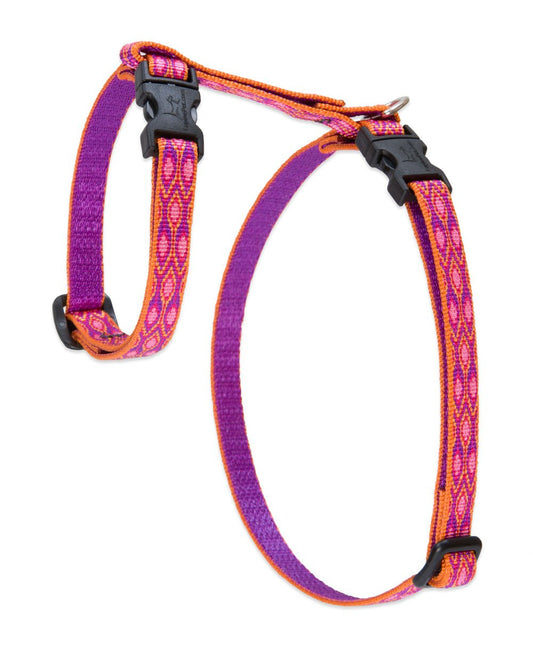 Lupine Pet Originals 1/2" Alpen Glow 12-20" H-style Harness for Small Pets