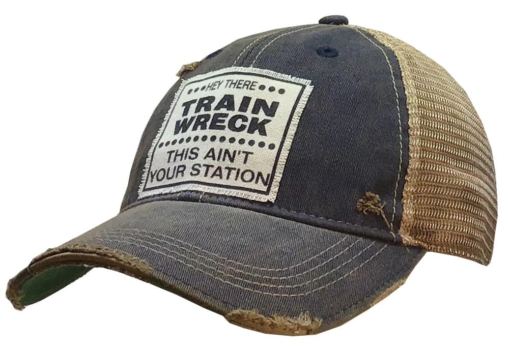 VINTAGE LIFE Hat, Navy Blue, Snapback