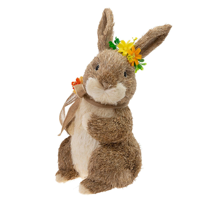 Boston International Easter Bunny Figurine Tabletop Shelf Mantel Spring Decorations for Home, 12", Bowie Bunny