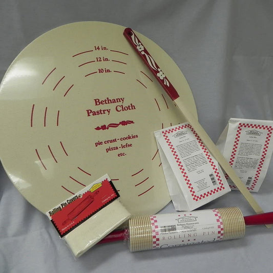 Bethany Housewares Lefse Accessory Kit with Flour Mix