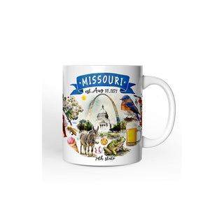 OrnamentallyYou Drinking Cup, 12 Ounces, Artistic Missouri State Themes and Land