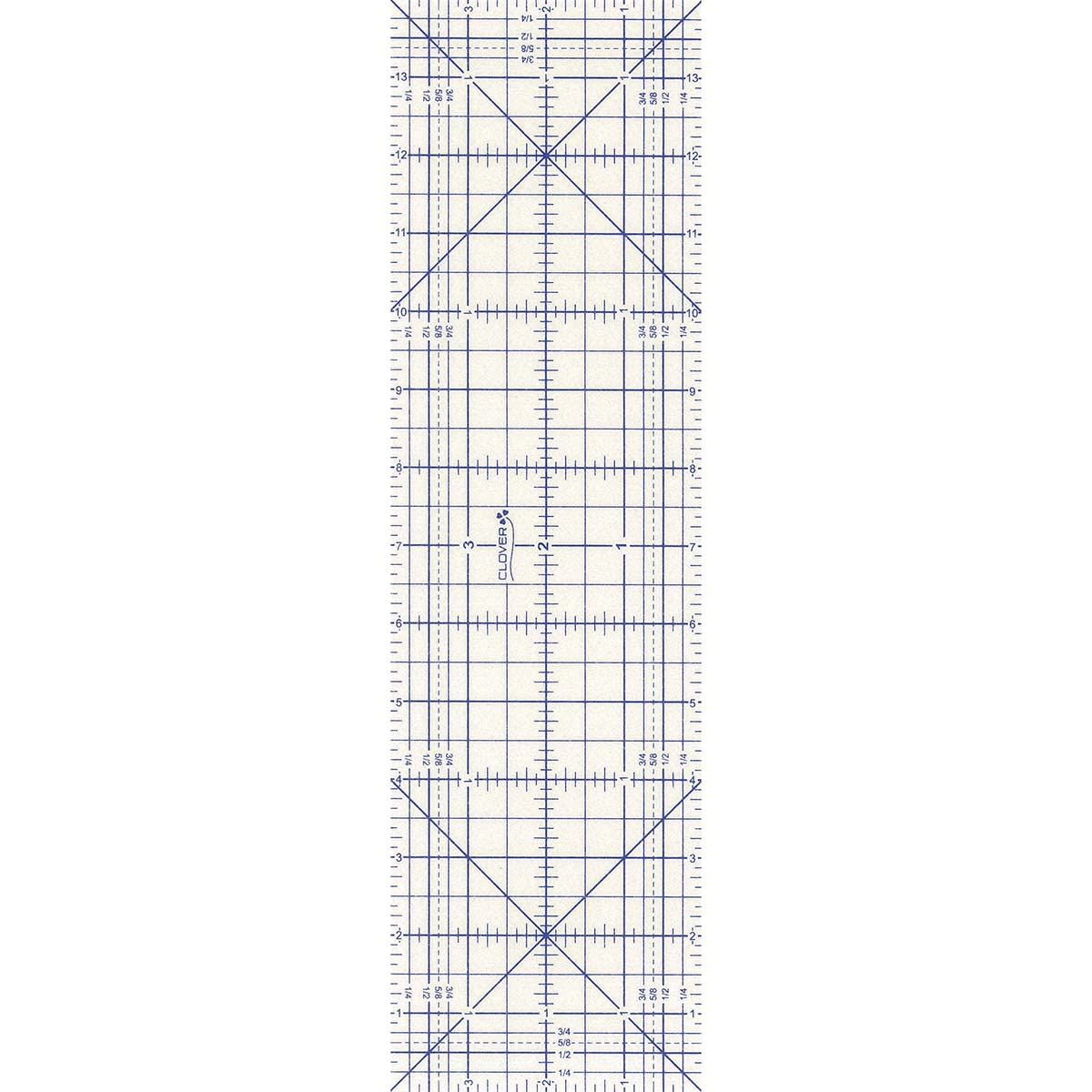 Clover Large Hot Ruler, White