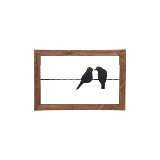 Foreside Home and Garden Wall Art, 18"L x 12"W, Black, Brown