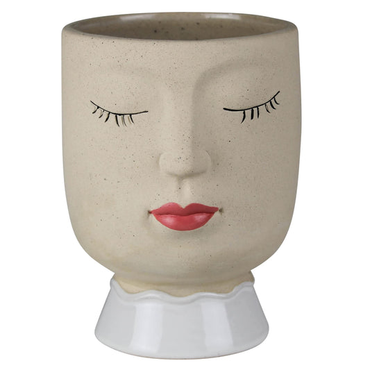 HomArt Lady Decorative Vase, 5.5-inch Height, Ceramic