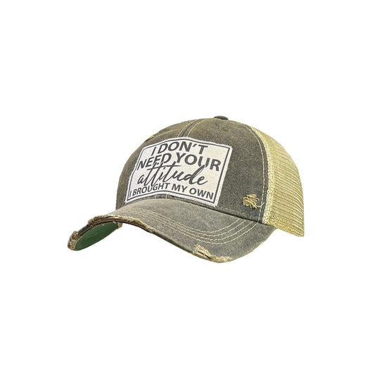 Vintage Life Hat, Black, Snapback