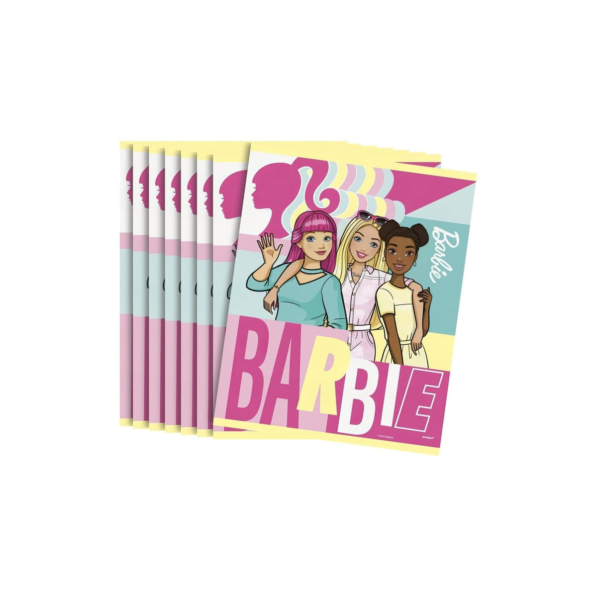 Unique Party Supplies, Multi-color, Animated character print