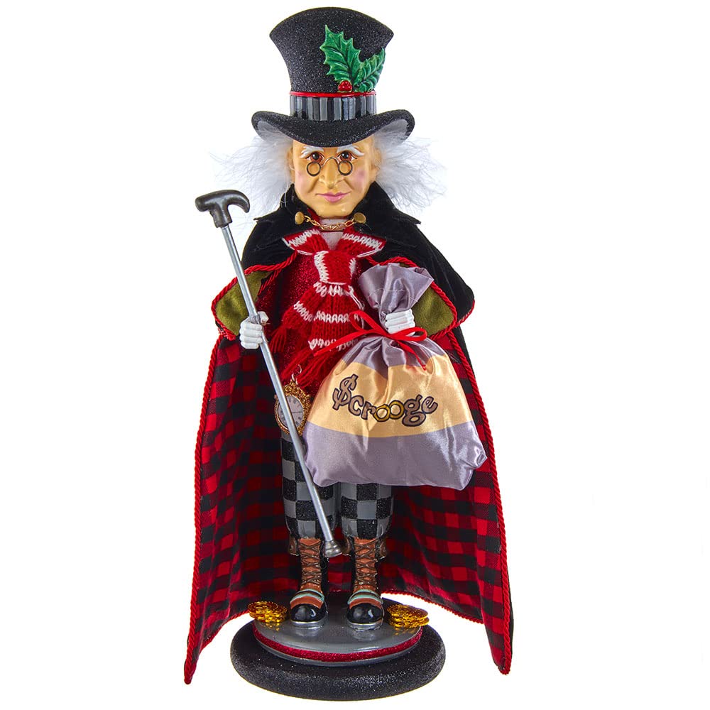 Kurt Adler Hollywood Nutcrackers Hollywood Scrooge Nutcracker, 17-Inch, Multicolored