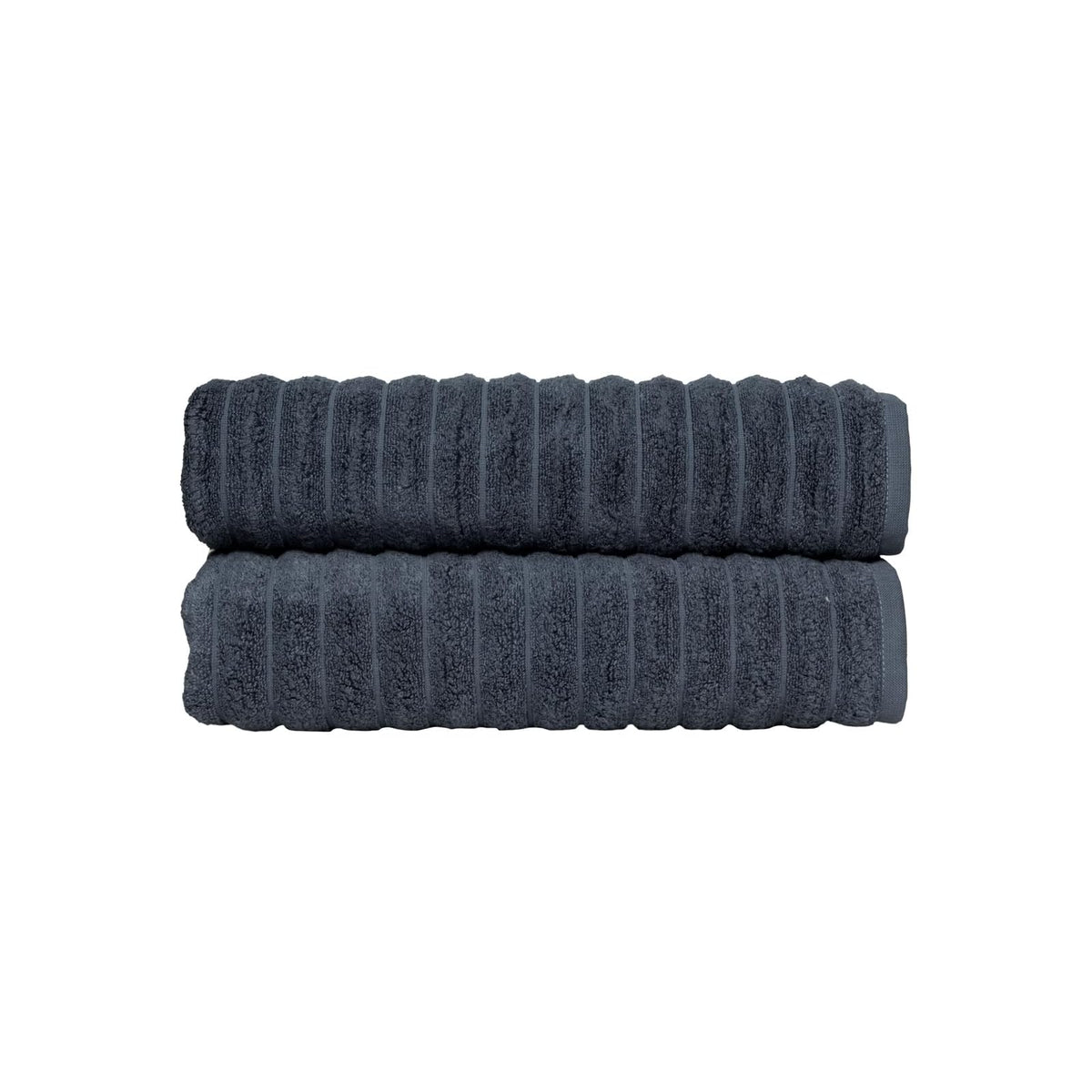 Classic Turkish Towels Towel, 2-Piece Bath Sheets, Dark Blue