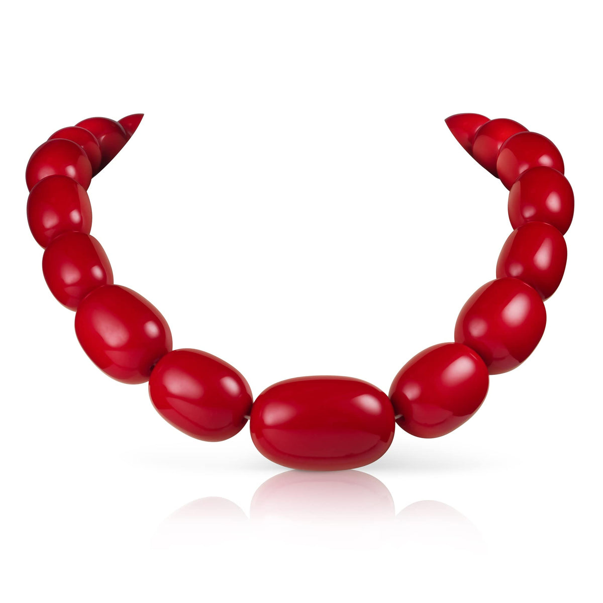 ZAVANA Necklace, 20 inches, Red