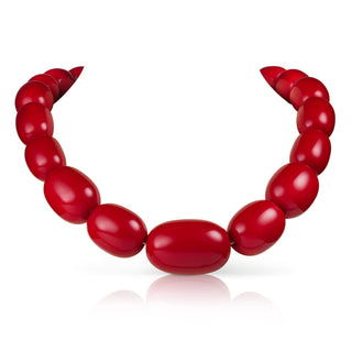 ZAVANA Necklace, 20 inches, Red