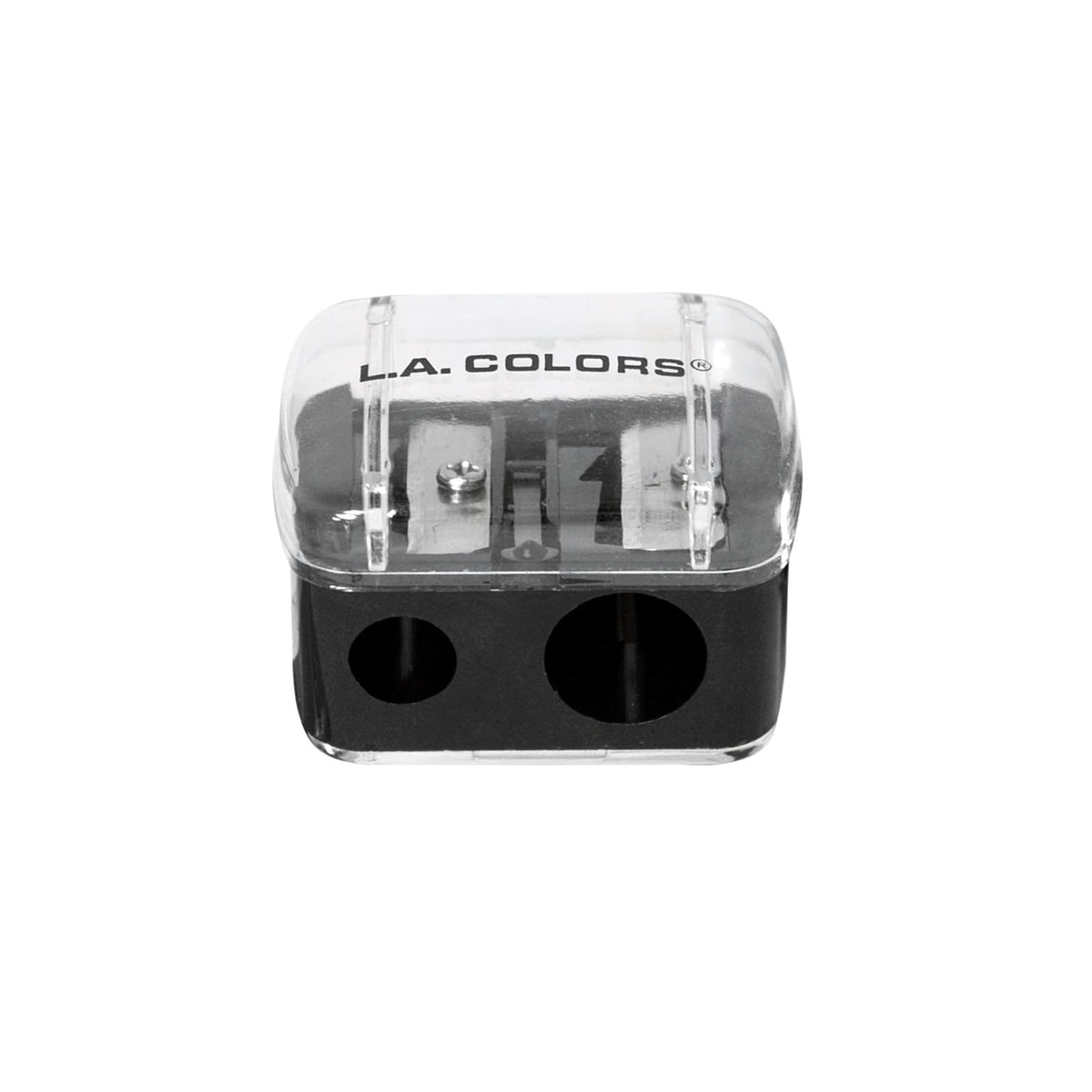 L.A. COLORS Pencil Sharpener, 2 size sharpener, Black