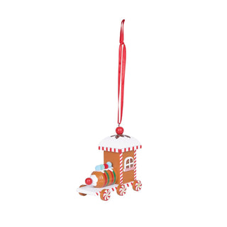 GALLERIE II Hanging Ornament, 5.12"H x 0.78"L x 3.93"W, Brown