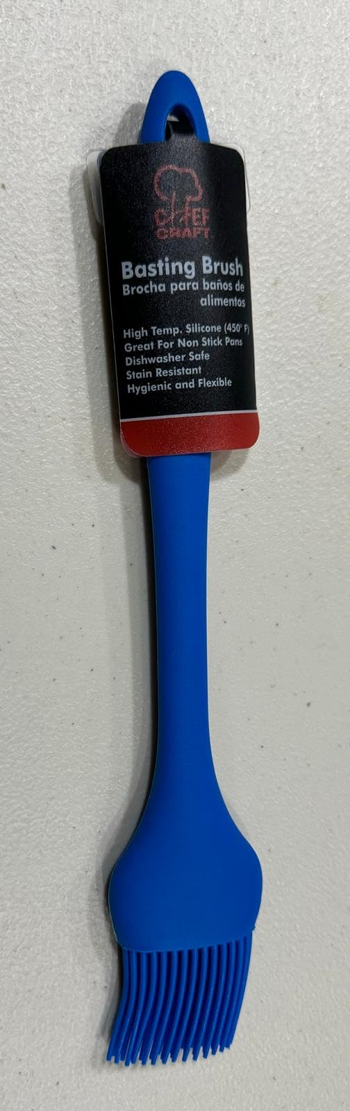 Chef Craft Premium Silicone Basting Brush, 10.25", Blue