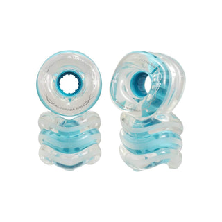 Shark Wheel Wheel, 60mm, Clear with Blue Hub