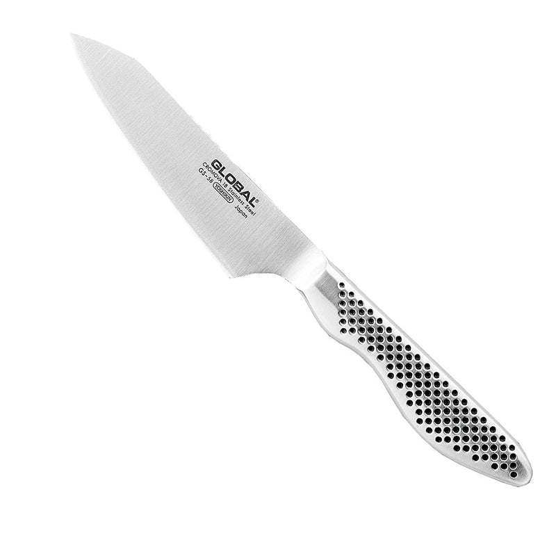 Global GS-58-4 1/2 inch, 11cm Anniversary Oriental Utility 25th Ann. Knife, 4.5", Stainless Steel