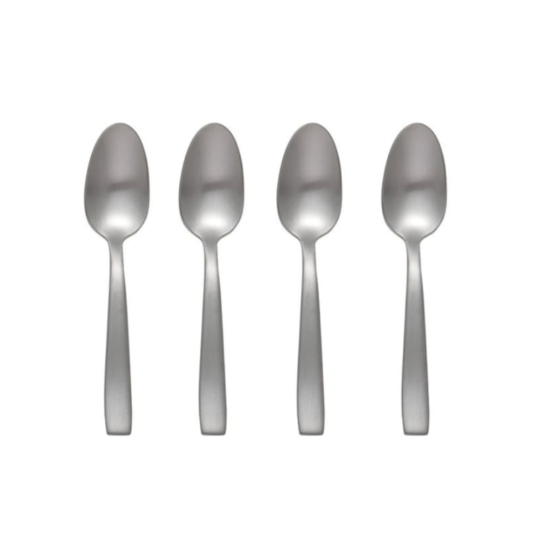 Oneida Everdine Everyday Flatware Teaspoons, Set of 4, 18/0 Stainless Steel, Silverware Set