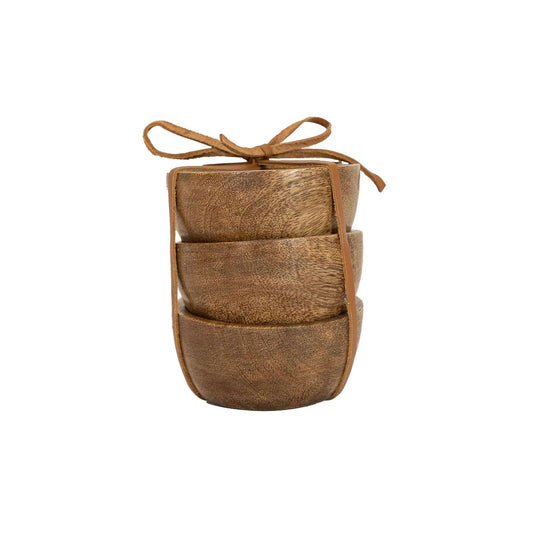 Foreside Home and Garden Dishware Bowl, 3 x 3 x 1.5"H, Brown