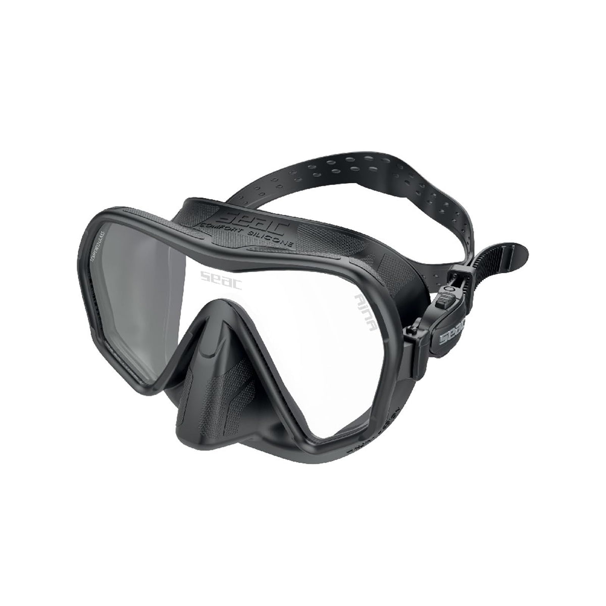 SEAC Dive Mask, black, black