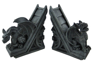 Pacific Trading Gothic Gargoyle Sculptural Bookends Book Ends