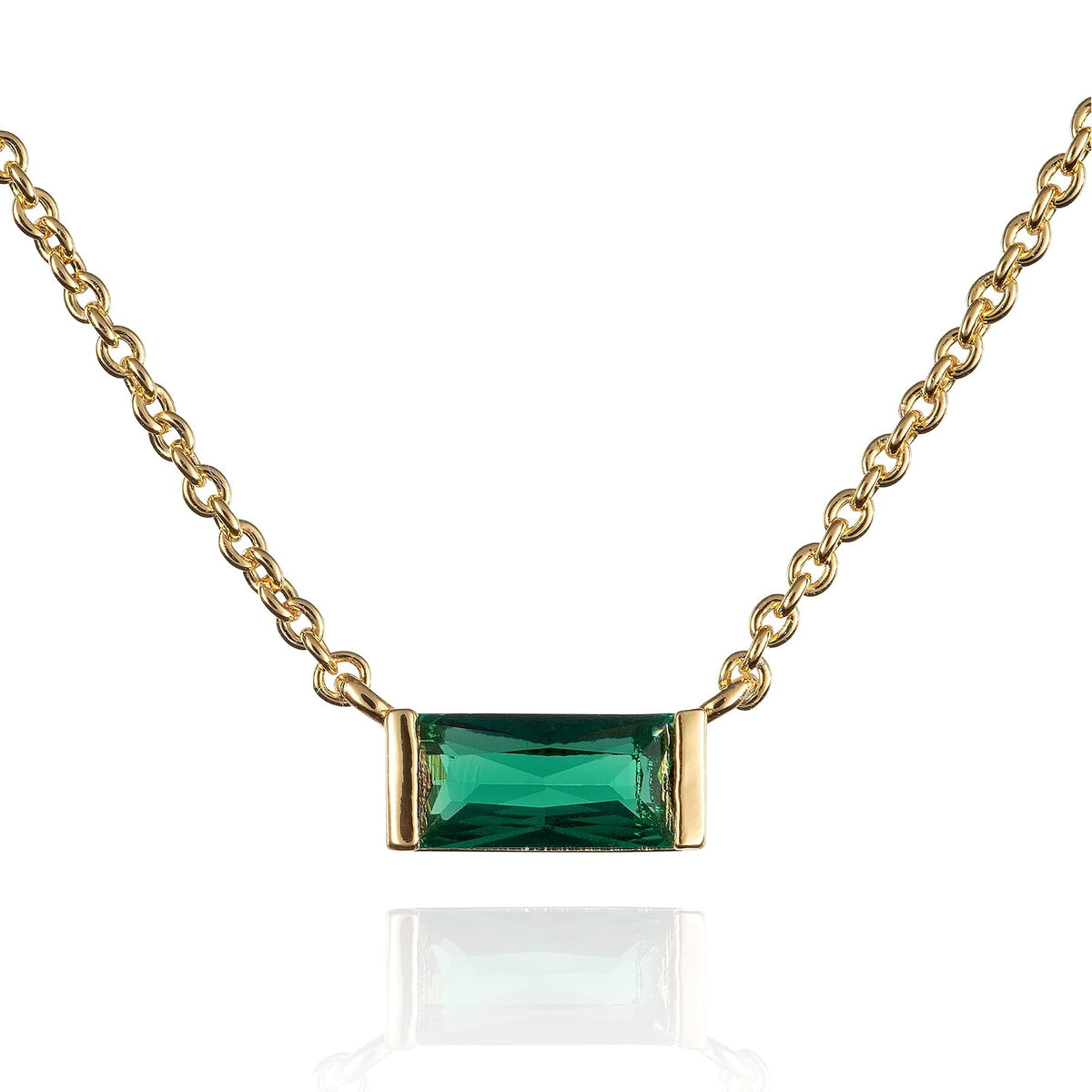 namana Necklace, 16, Green