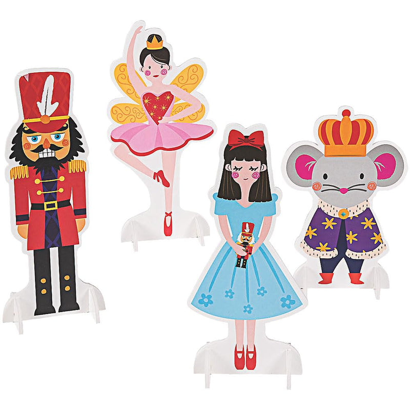 NUTCRACKER CENTERPIECE - Party Decor - 4 Pieces