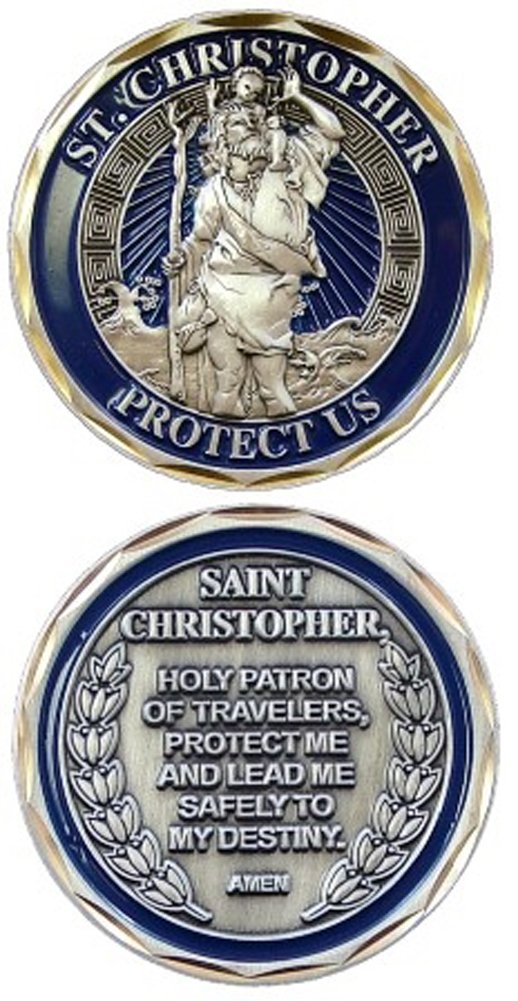 EAGLE CREST New St. Christopher Challenge Coin