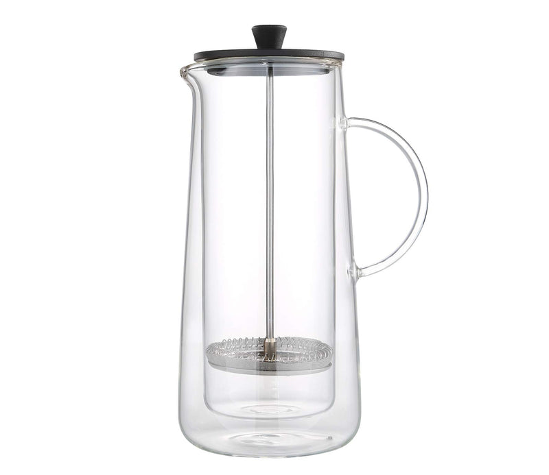 Zassenhaus Aroma Double Wall Glass French Press, 25-Ounce