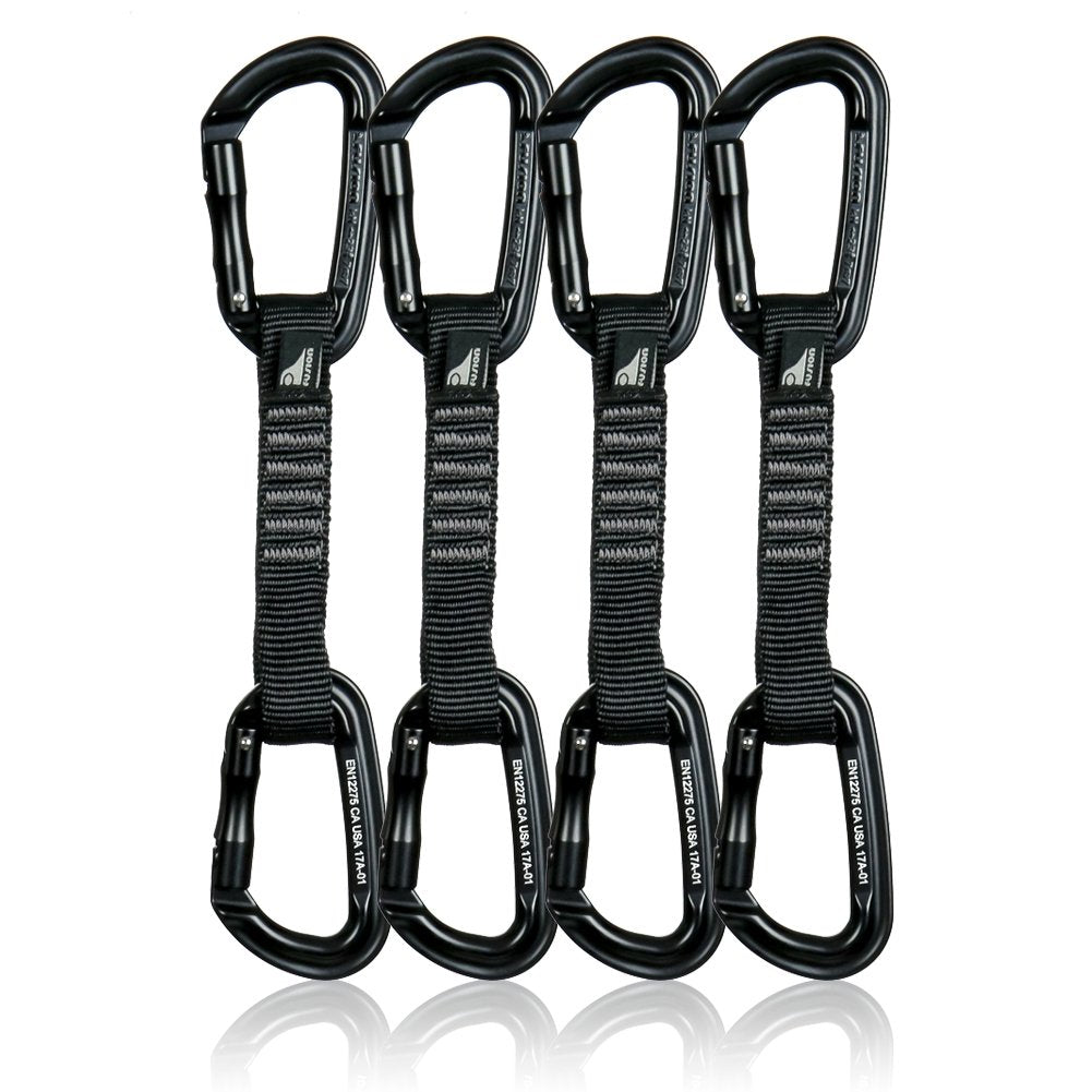 Fusion Carabiner, One Size, Black/Gray