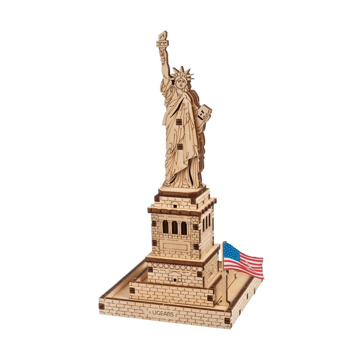 UGEARS Puzzles, 5.7-Inch, Brown