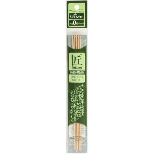 Clover Takumi 7-Inch Double Point, Size 0